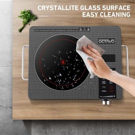 OCTAVO 1800 Watt Portable Infrared Burner, electric burner with 4 Hour