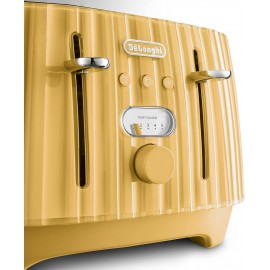 De'Longhi Ballerina Toaster, 4 Slot Toaster, Reheat, 5 Browning Settin