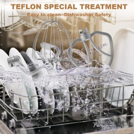 Stand Mixer, Vospeed Food Mixer Dough Blender, 6.2L 1500W Electric Cak