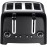 Dualit 46205 4 Slot Lite Toaster in Black Finish