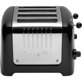 Dualit 46205 4 Slot Lite Toaster in Black Finish