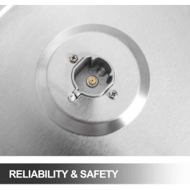 22″x20″ Built in Gas Cooktop 4 Burners Stainless Steel Stove with NG/L