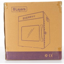 Kwasyo 8 Tray Stainless Steel Food Dehydrator, Dryer uk with 30-90°C A