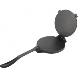 10 Inch Cast Iron Tortilla Press by StarBlue with 100 Pieces Oil Paper