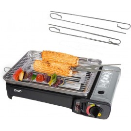 DWD Sizzle Table-Top Camping Barbecue BBQ Grill - Portable Gas Stove C