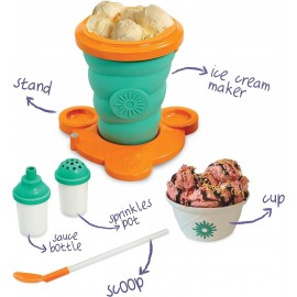 ChillFactor Ice Cream Maker with rapid freeze technology Make homemade