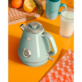 Hazel Quinn Retro Electric Kettle - 1.7 Liters / 57.5 Ounces Tea Kettl