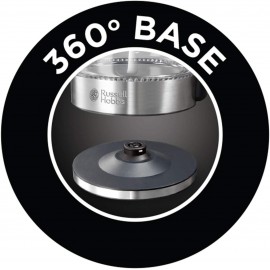 Russell Hobbs Illuminating 1.7L Electric Cordless Glass Kettle with bl