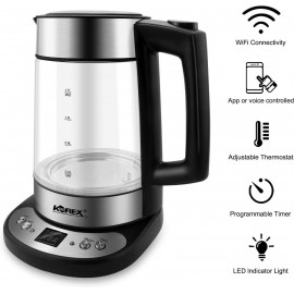 Smart Electric Water Kettle Glass Heater Boiler Suitable for WIFI APP