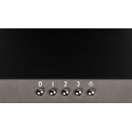 SIA CHL70BL 70cm Chimney Cooker Hood Kitchen Extractor Fan in Black