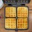 Quest 35940 Four Slice Deep Fill Waffle Maker / Non-Stick Hot Plates /