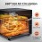 LLIVEKIT Air Fryer Mini Oven with Rotisserie 26L Large Family Size Cou