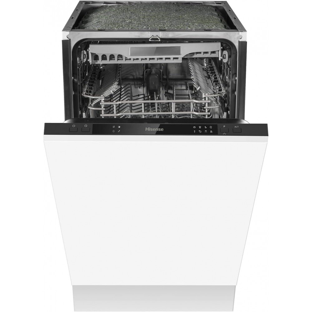Hisense HV520E40UK Slimline Fully Integrated Dishwasher White with 15