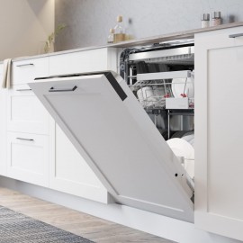 Hisense HV520E40UK Slimline Fully Integrated Dishwasher White with 15