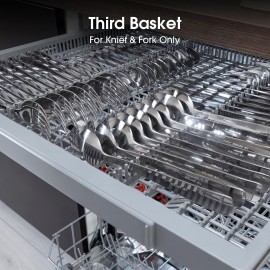 Hisense HV520E40UK Slimline Fully Integrated Dishwasher White with 15