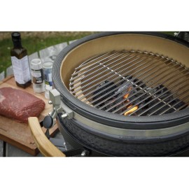 40cm Ceramic Kamado Egg BBQ Grill & Smoker - Charcoal & Wood Fired Gar
