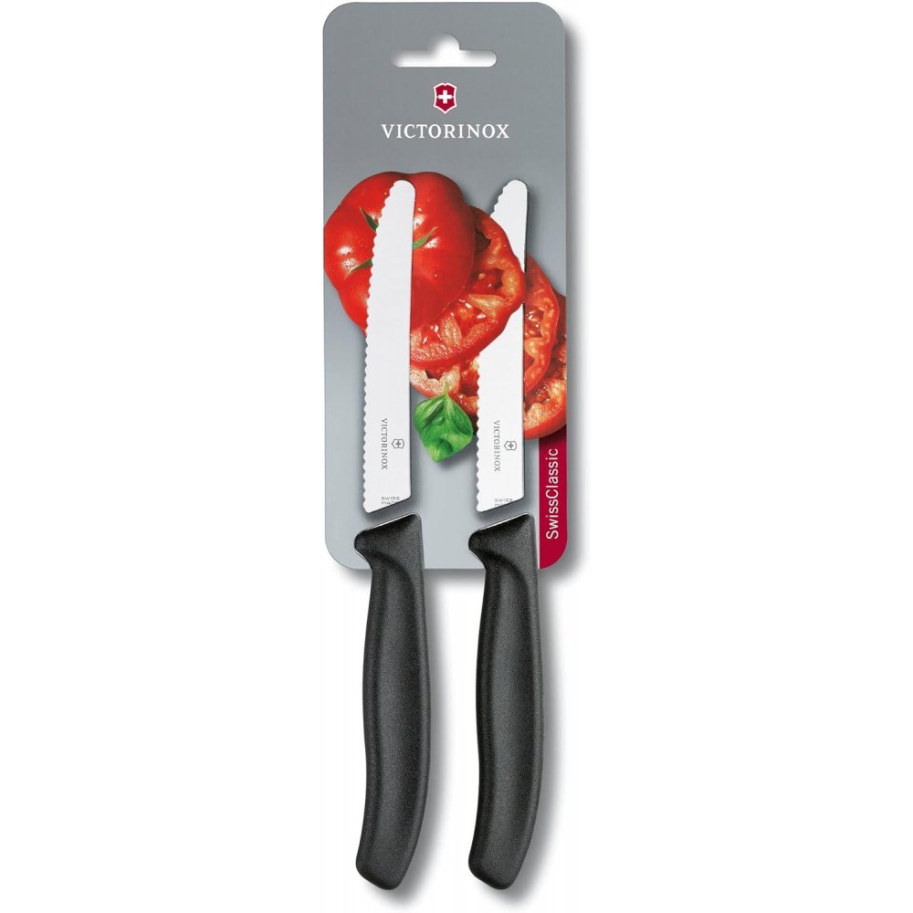 Victorinox 11 cm Swiss Classic Serrated Edge Tomato/Utility Knife in B