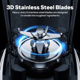 AMZCHEF Blender Smoothie Maker with Two Ways, 2000W Commercial Blender