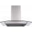 SIA CGH70SS 70cm Curved Glass Stainless Steel Chimney Cooker Hood Extr