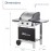 Fire Mountain 2 Burner Gas BBQ - Small Gas BBQ, Compact, Perfect for S