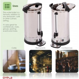 Oypla Electrical 30L Catering Hot Water Boiler Tea Urn Coffee