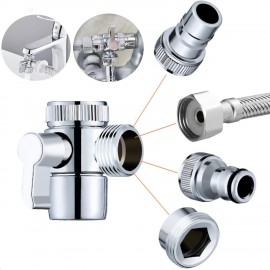 Faucet Diverter Valve with Faucet Aerator Sink Faucet to Garden Hose S