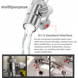 Faucet Diverter Valve with Faucet Aerator Sink Faucet to Garden Hose S