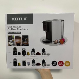 KOTLIE Espresso 4in1 Coffee Machine for Nespresso Original/Dolce Gusto