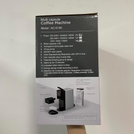 KOTLIE Espresso 4in1 Coffee Machine for Nespresso Original/Dolce Gusto