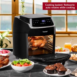 Innoteck 12L Digital Air Fryer Oven with Rotisserie Smart Cooker for A