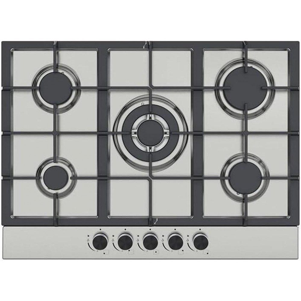 KAFF BIH 70 SS‎‎, Built in Gas Hob, Size 70cm, Number of Burners: 5, F