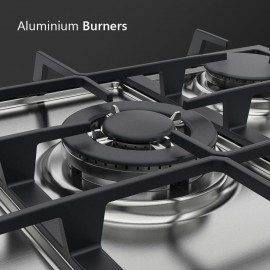 KAFF BIH 70 SS‎‎, Built in Gas Hob, Size 70cm, Number of Burners: 5, F