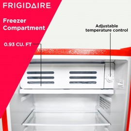 Frigidaire Retro Bar Fridge Refrigerator with Side Bottle Opener, 3.2
