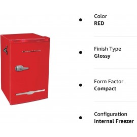 Frigidaire Retro Bar Fridge Refrigerator with Side Bottle Opener, 3.2